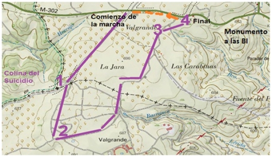 Jarama 80 - Mapa Marcha